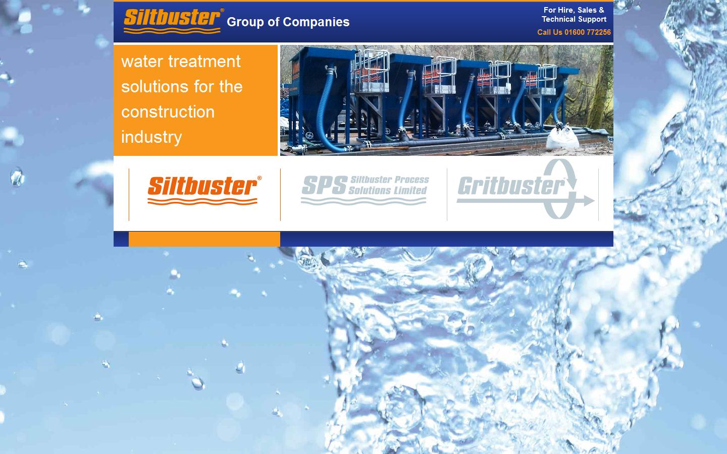 Siltbuster Ltd Website