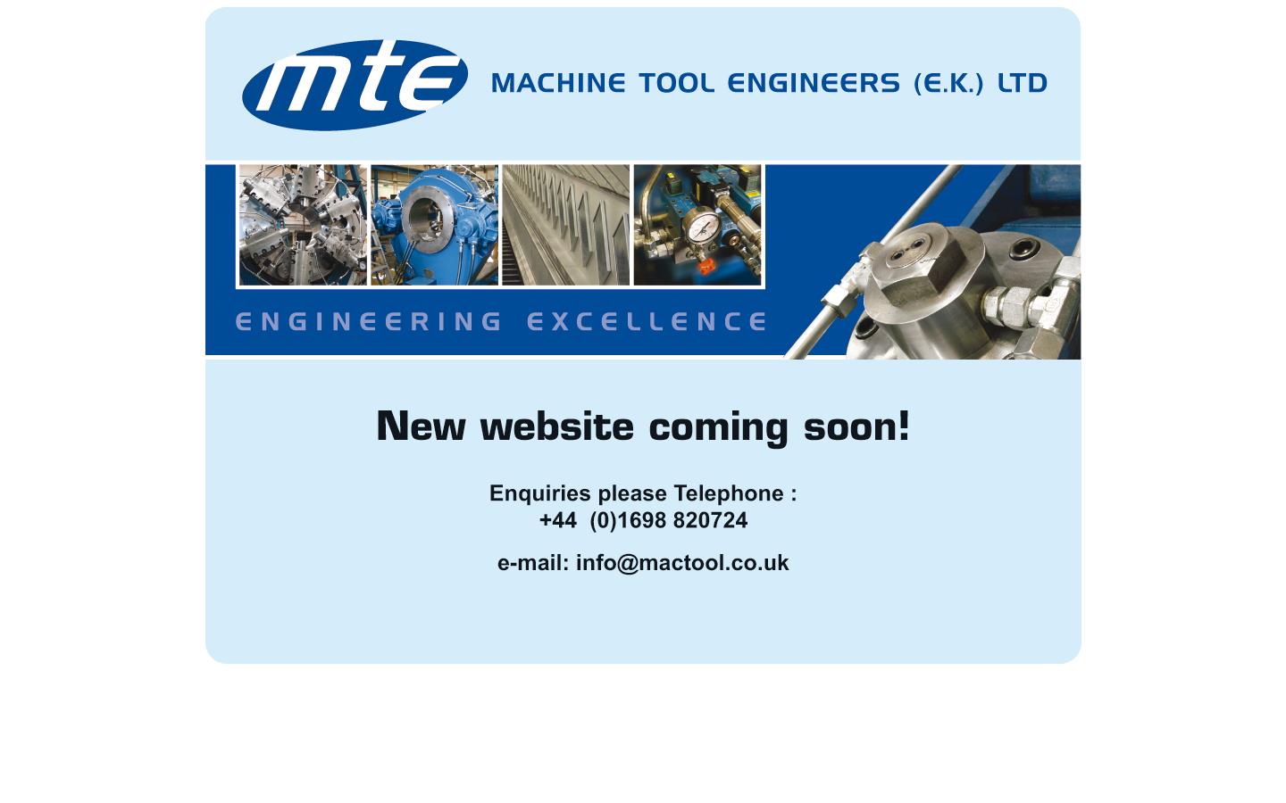 Machine Tool Engineers Ltd Website