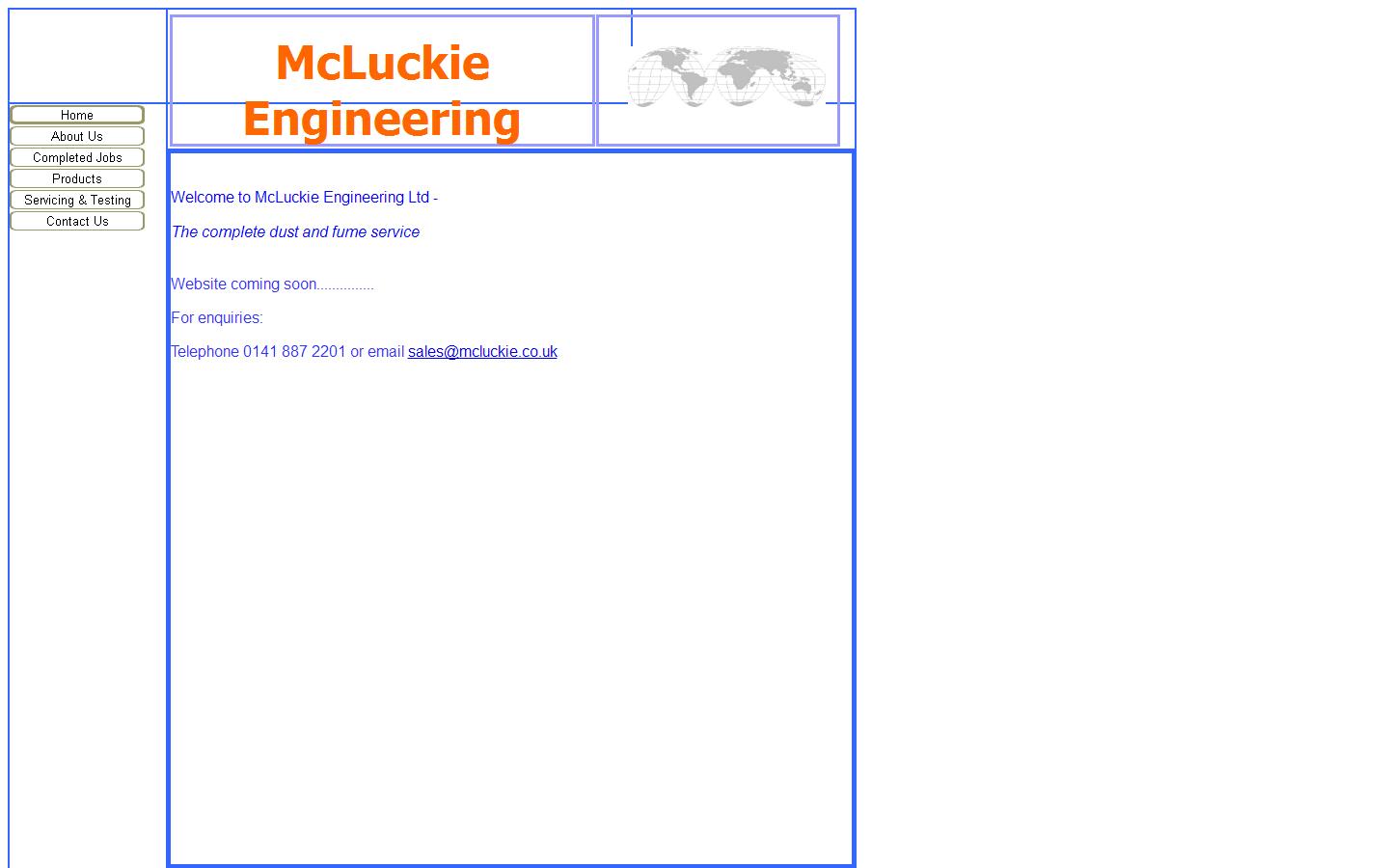 McLuckie Engineering Ltd Website