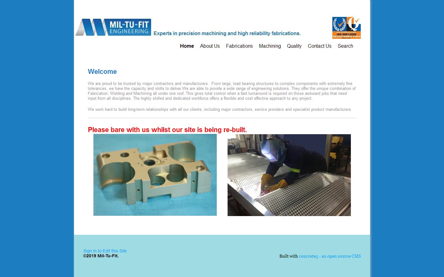 Mil-tu-fit Engineering Website