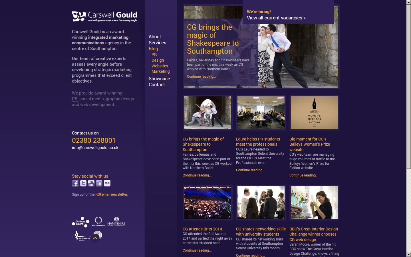 Carswell Gould Website