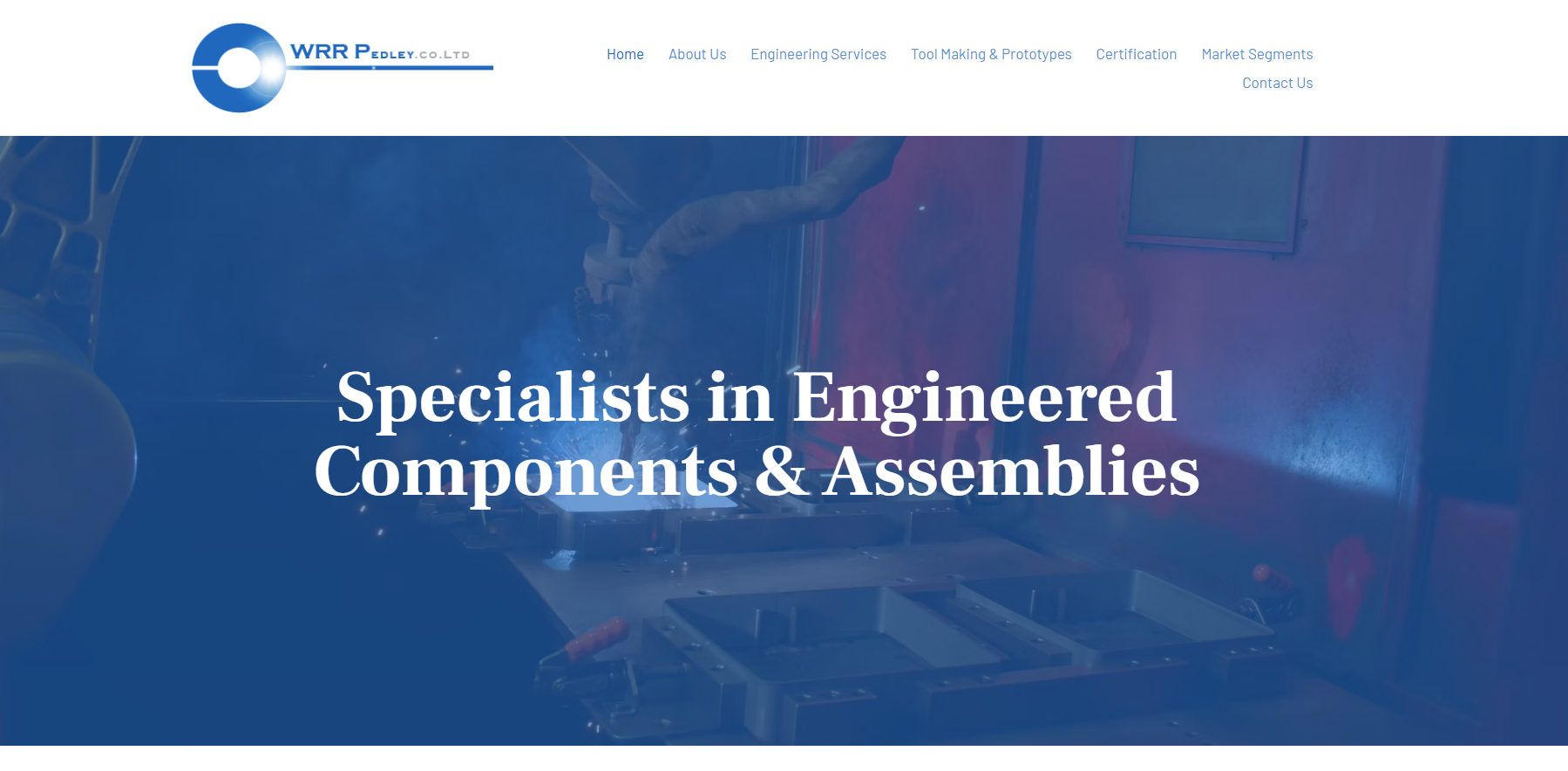 W R R Pedley & Co. Ltd Website