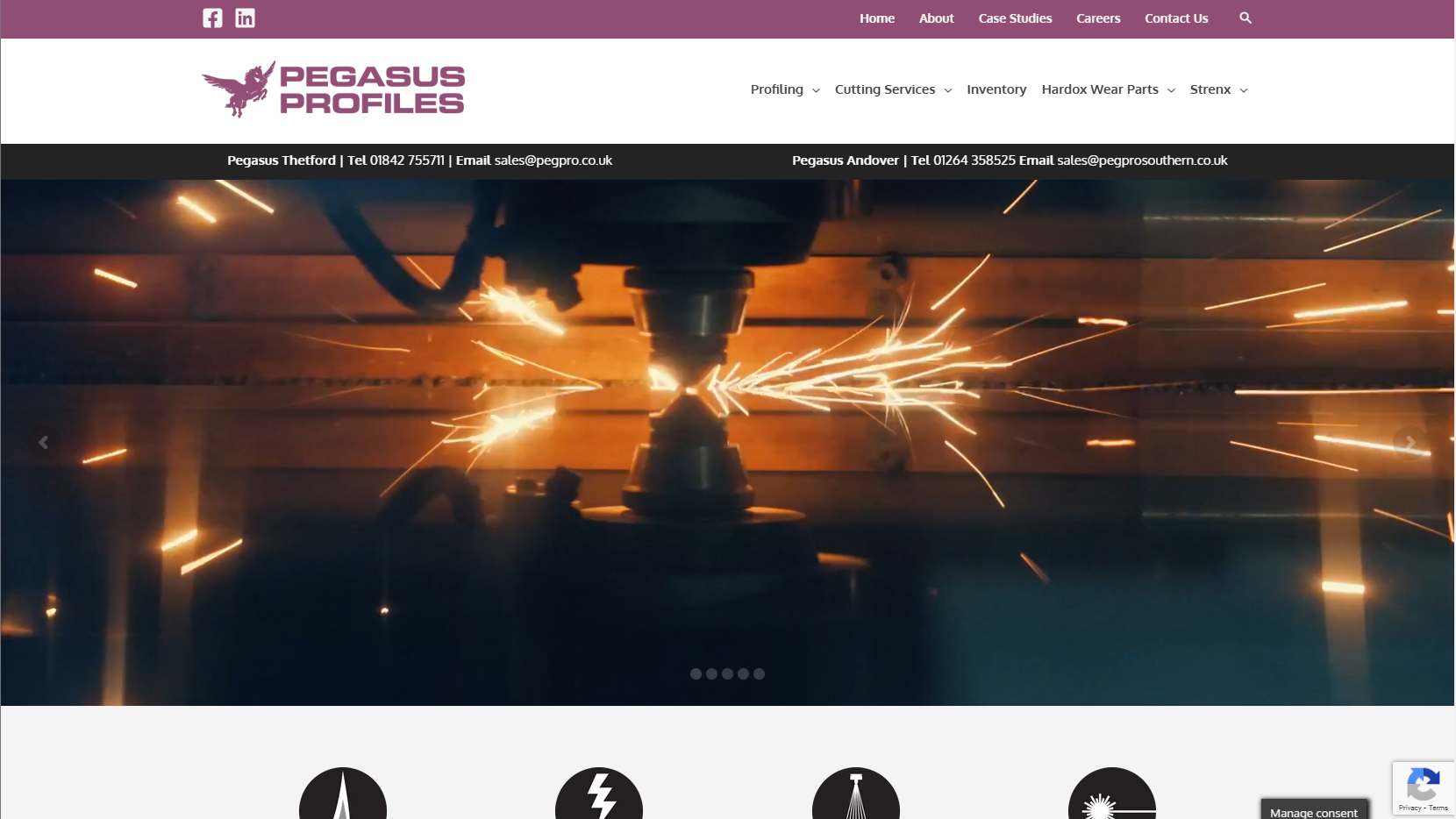 Pegasus Profiles Southern Ltd Website