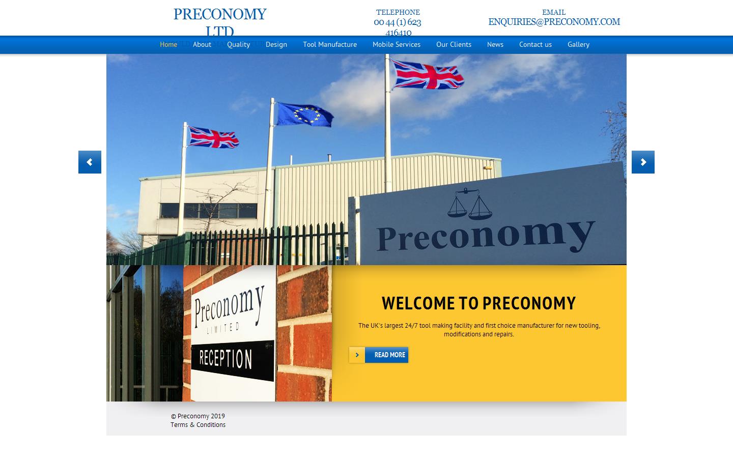 Preconomy Ltd Website