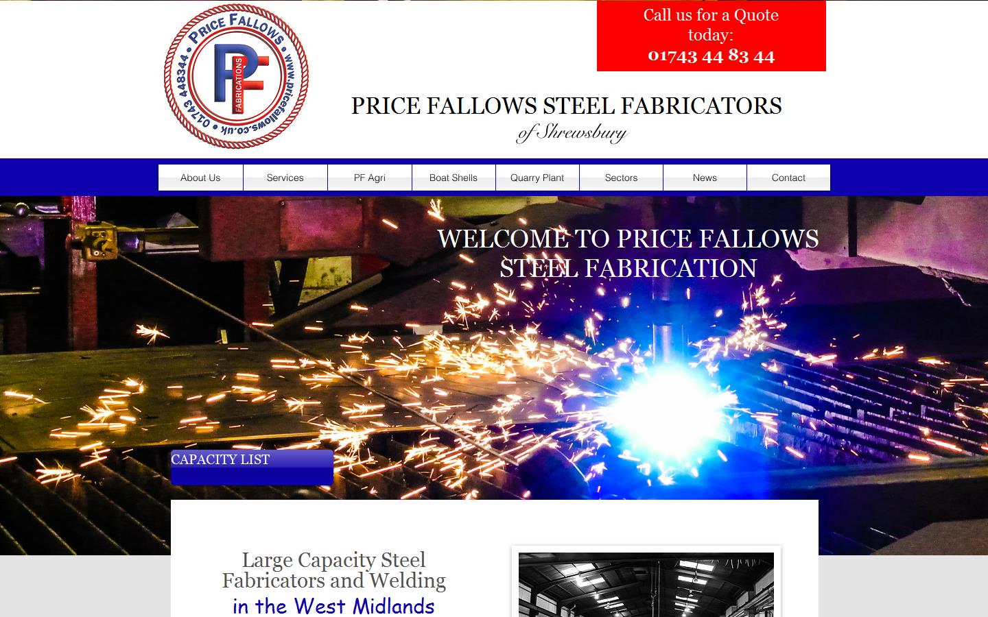 Price Fallows Website