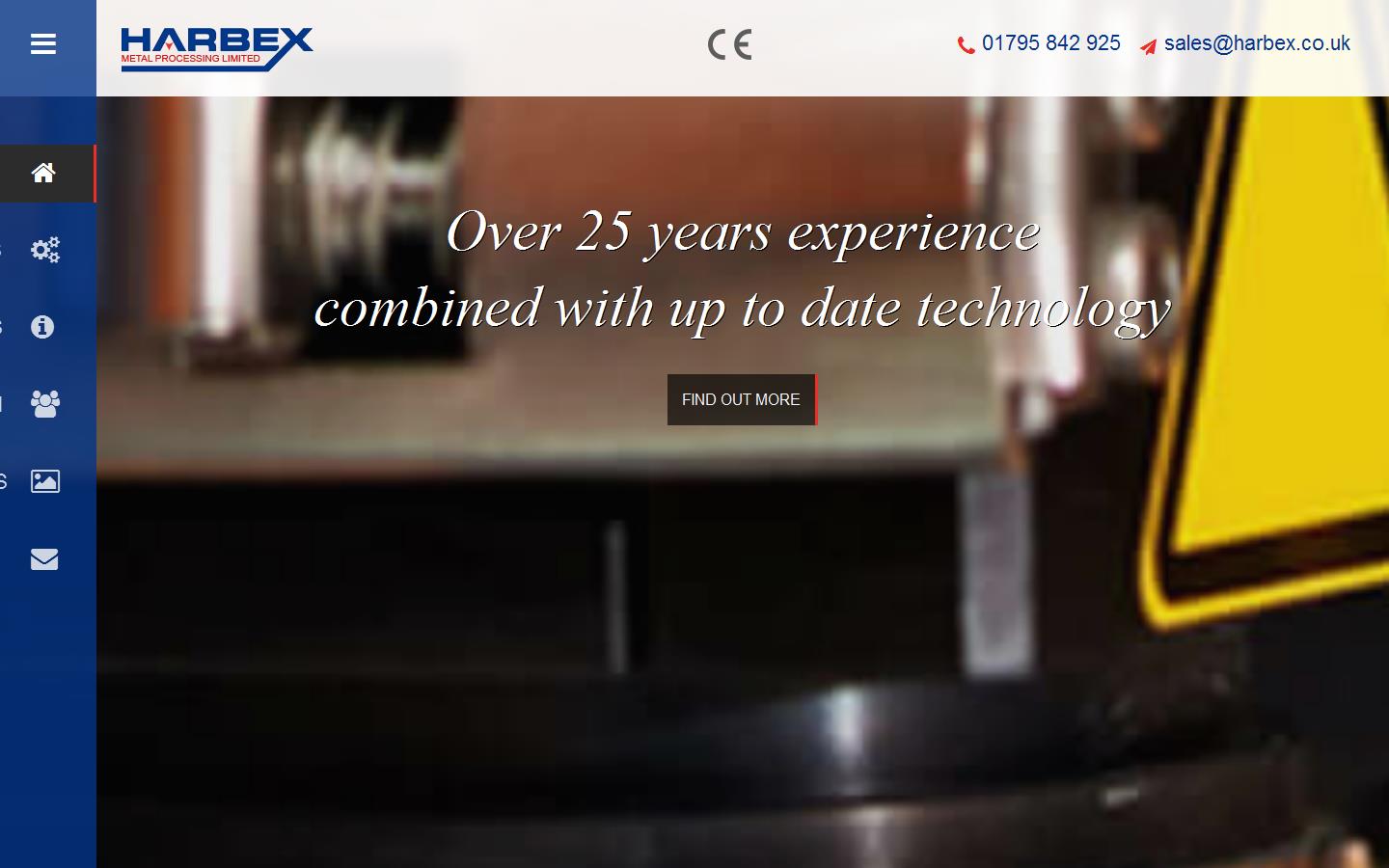 Harbex Metal Processing Ltd Website