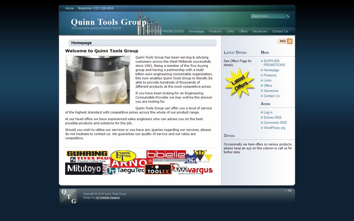 Quinn Tools & Fasteners Website