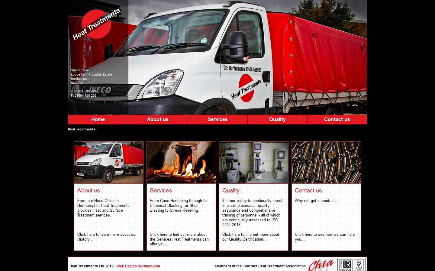 Heat Treatments Northampton Ltd Website