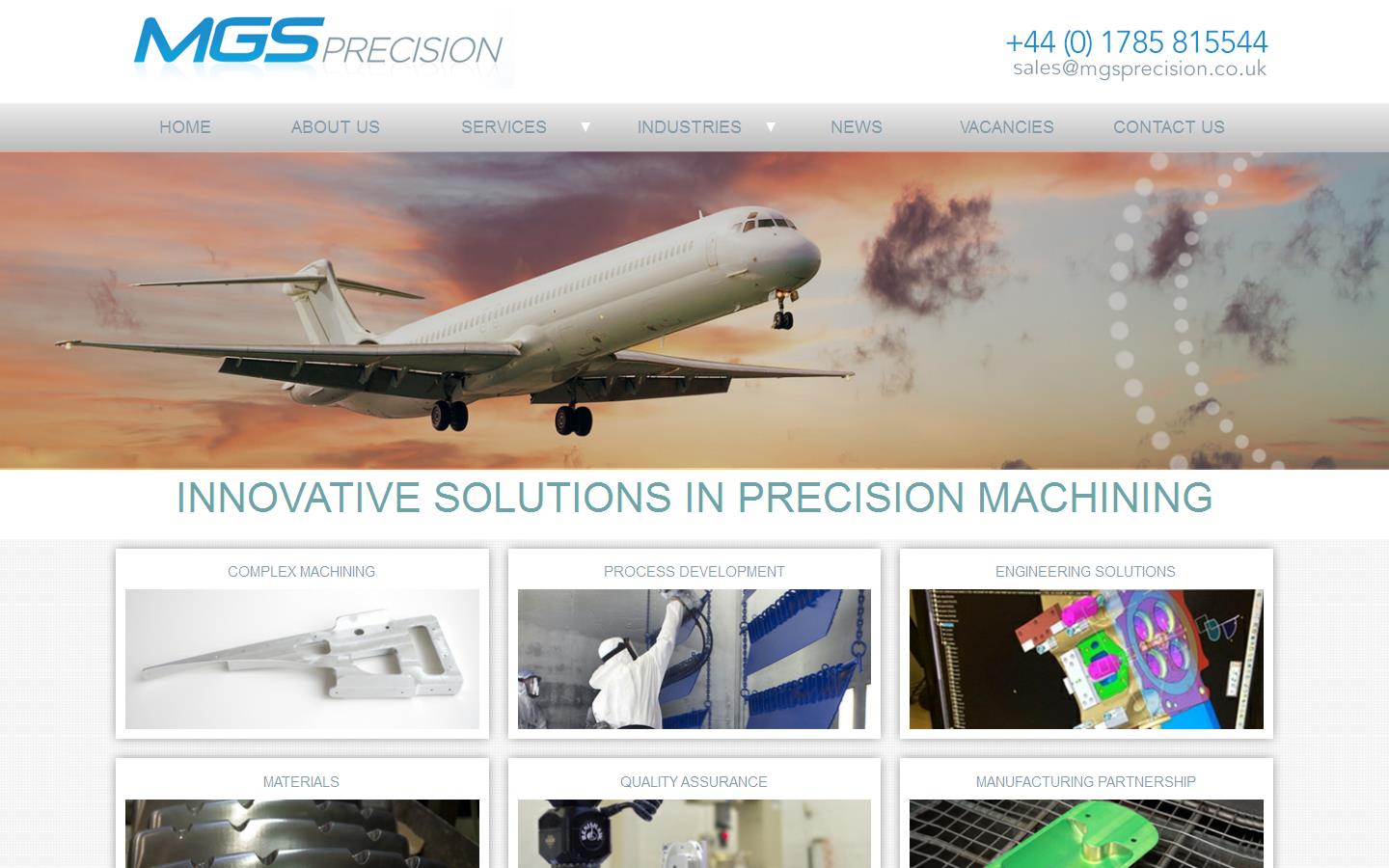 M G S Precision Website