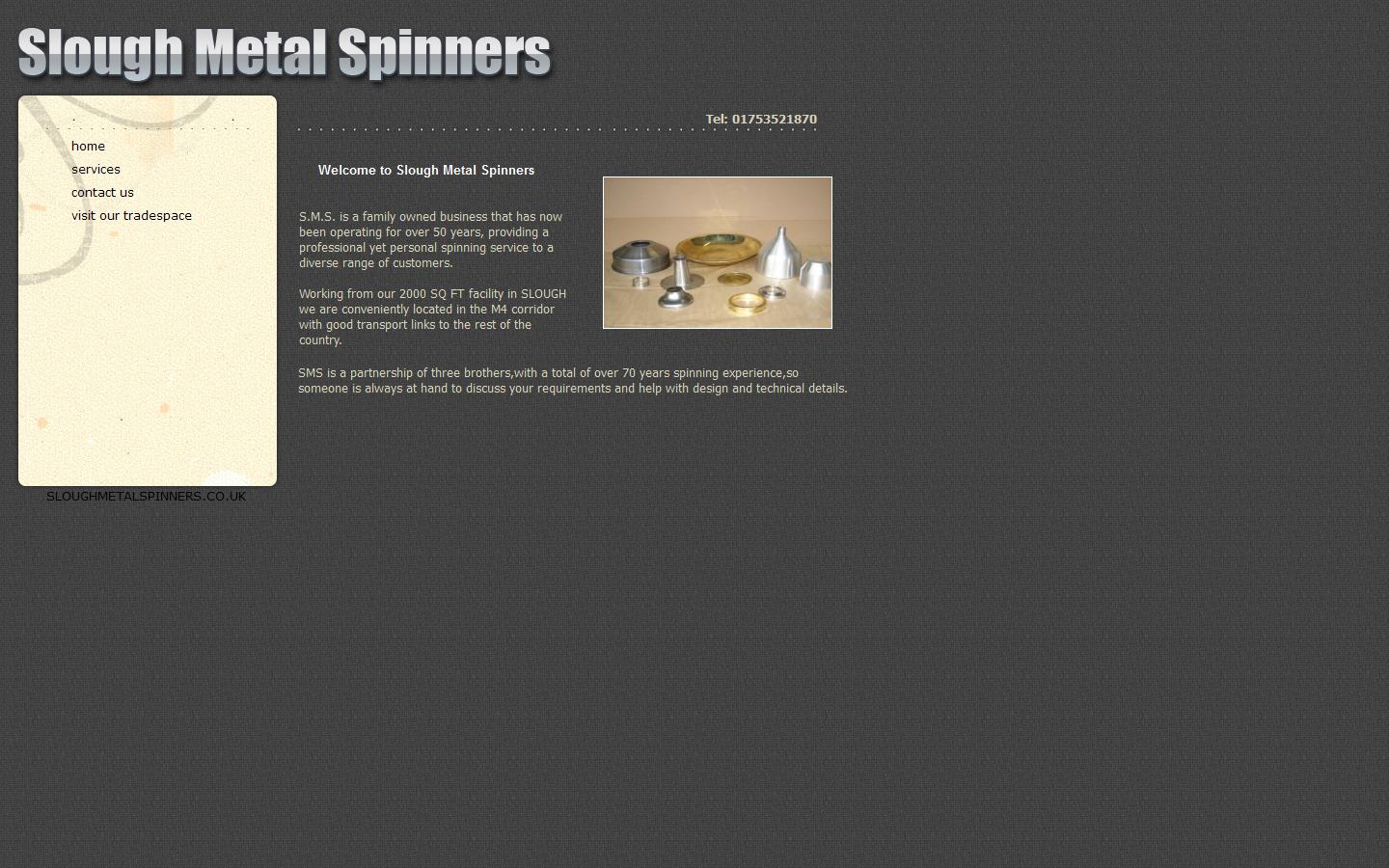 Slough Metal Spinners Website
