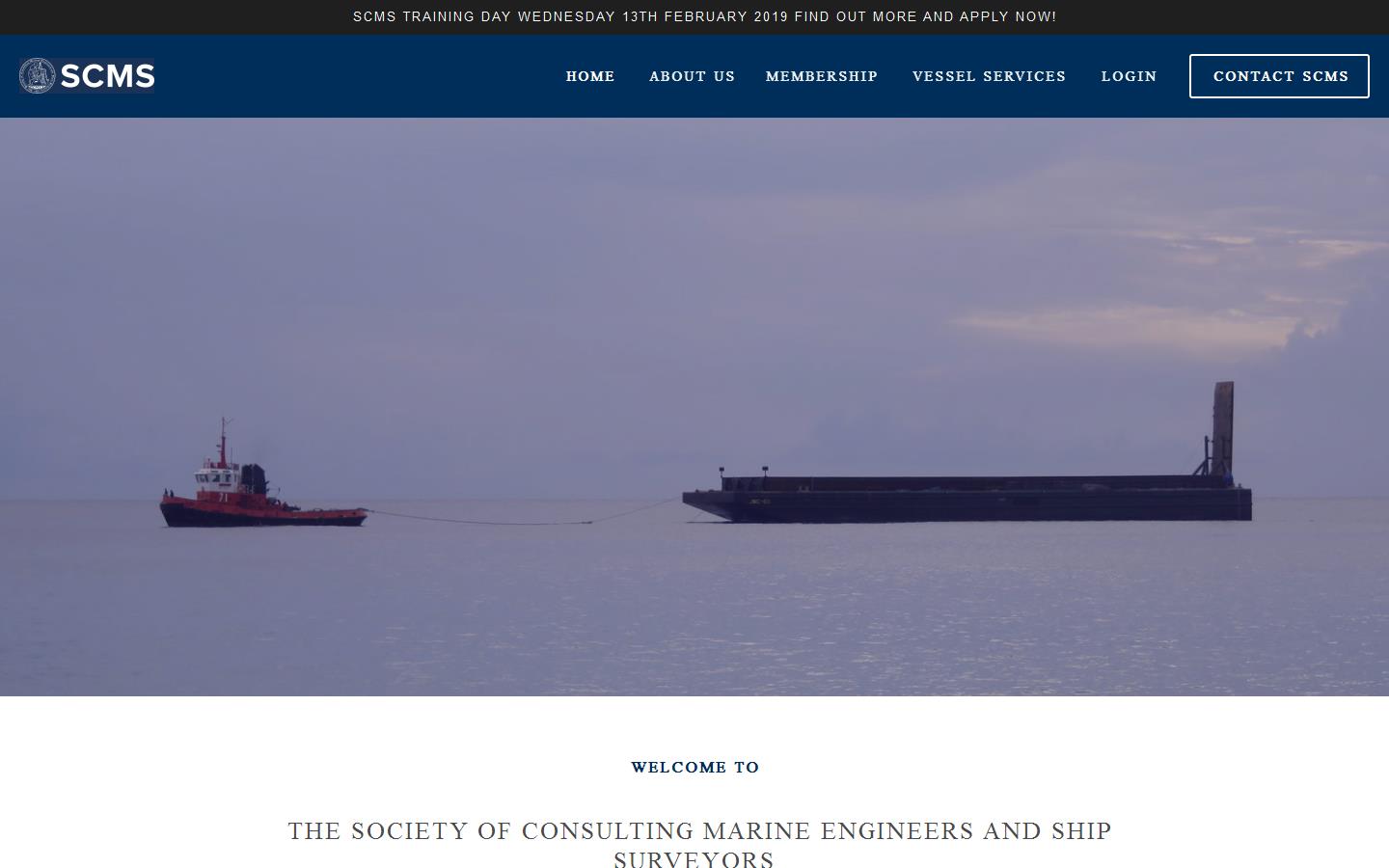 The Society of Consulting Marine Engineers & Ship Surveyors Website