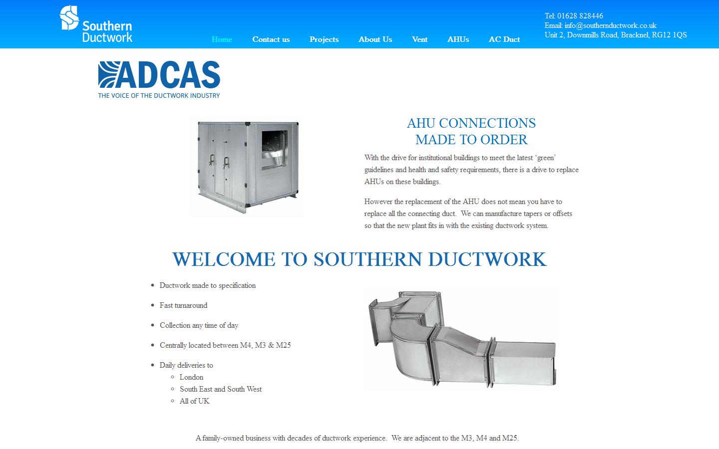 Southern Ductwork Website