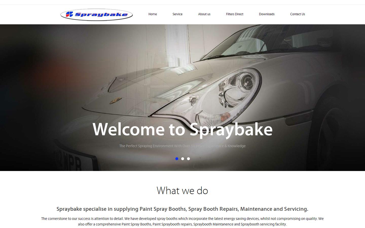 Spraybake Website