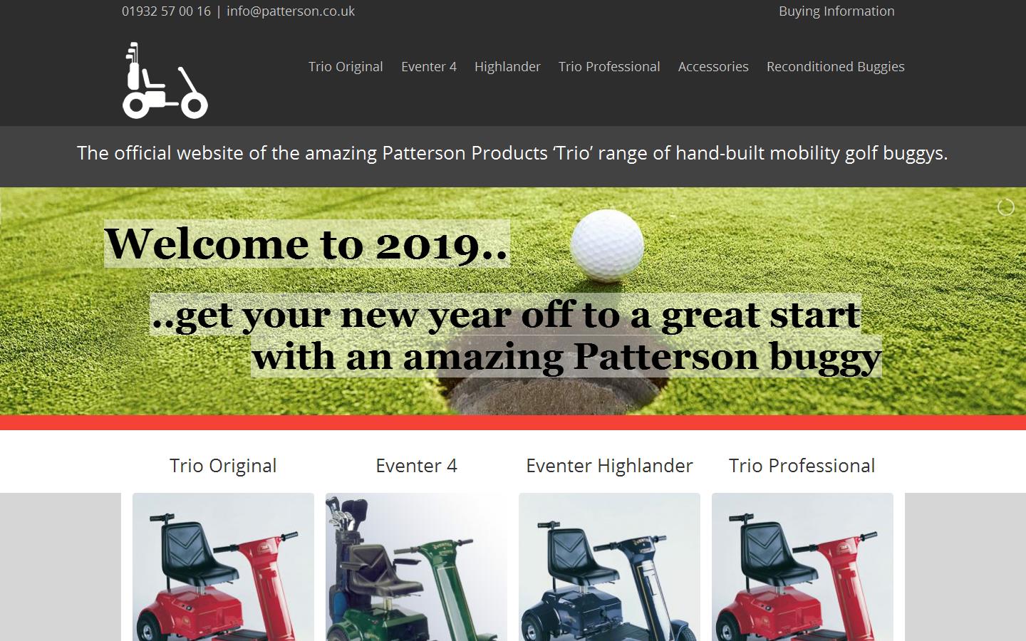 Patterson Products Ltd Website