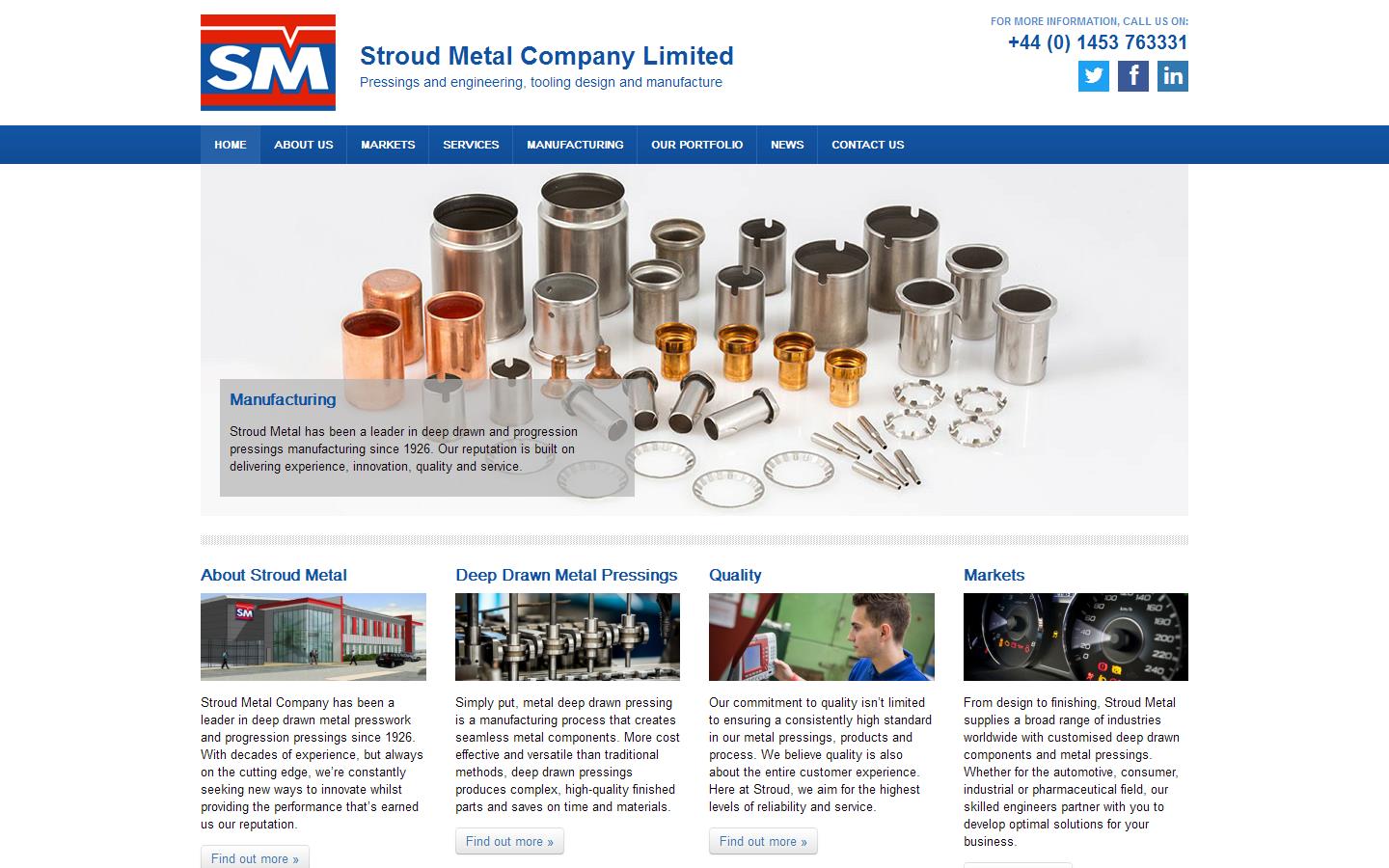 Stroud Metal Company Ltd Website
