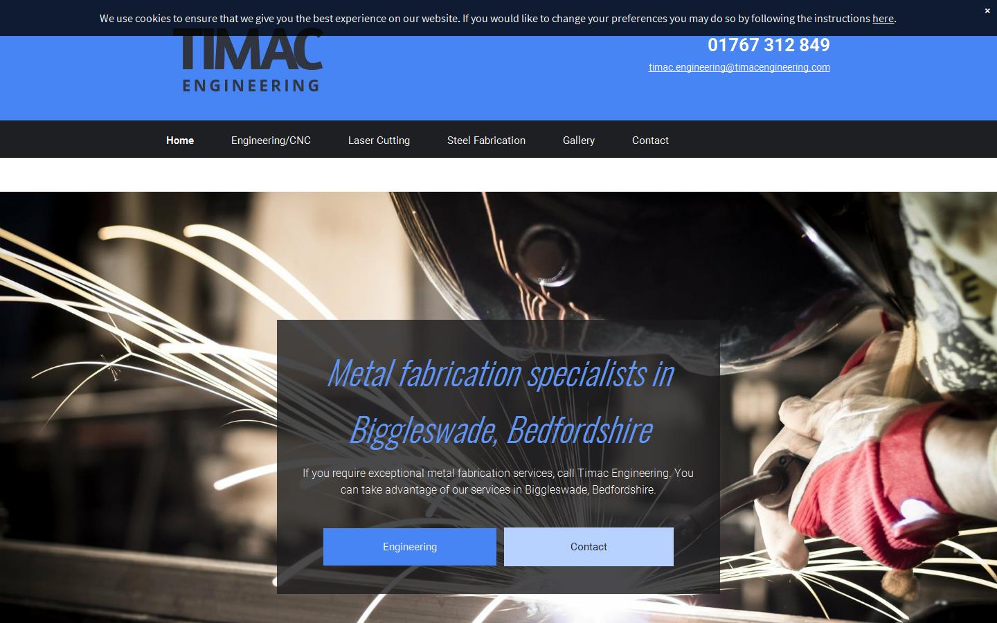 Timac Engineering Website