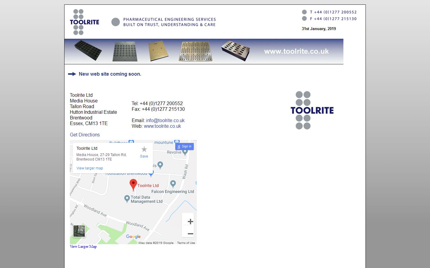 Toolrite Website