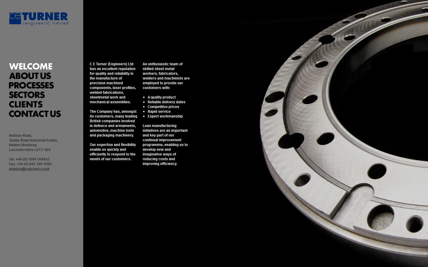 C E Turner Engineers Ltd Website