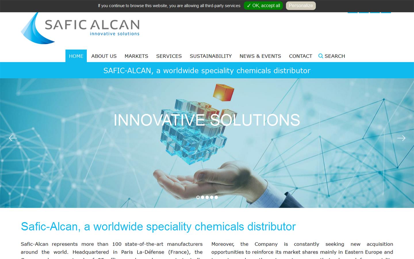 Safic Alcan Website