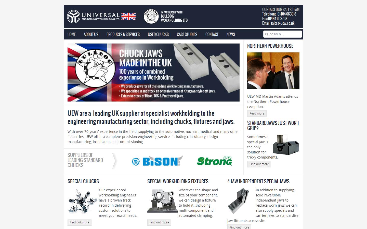 Universal Engineering Workholding International Ltd Website