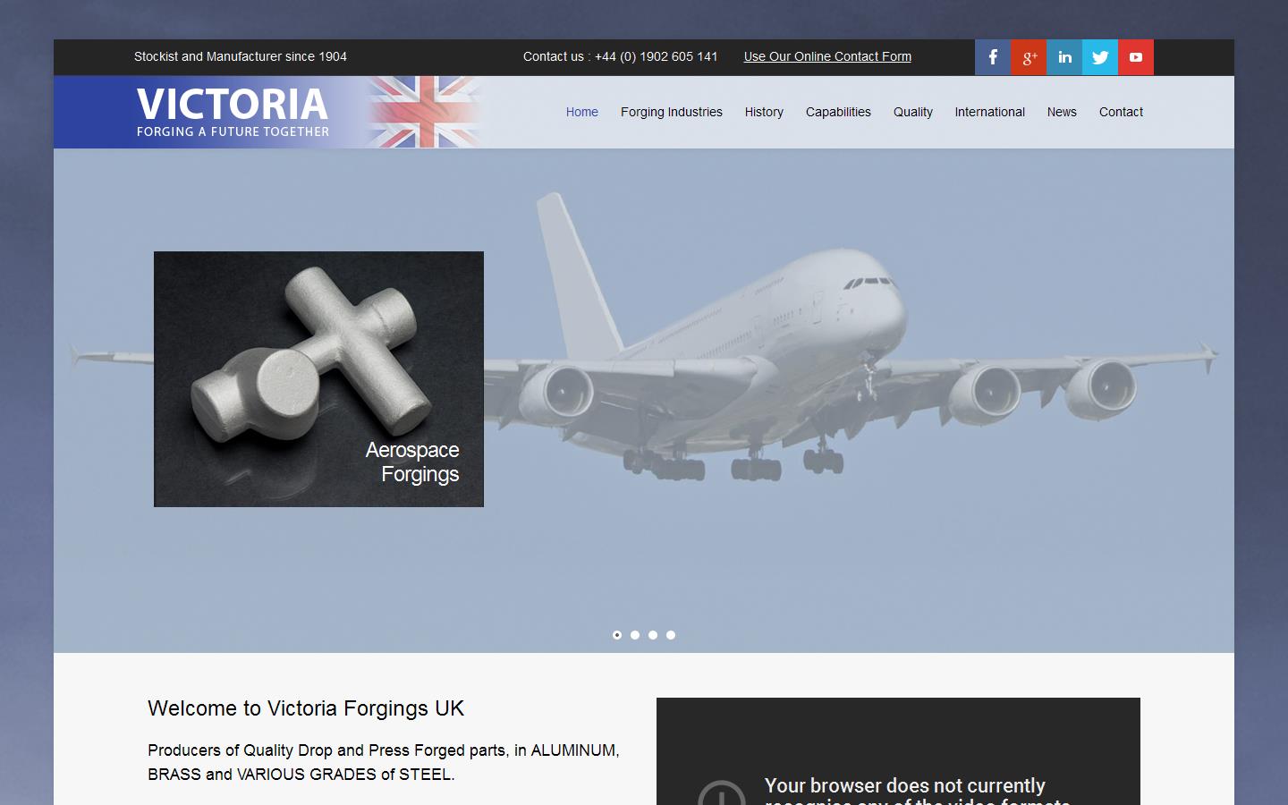 Victoria Drop Forgings Website