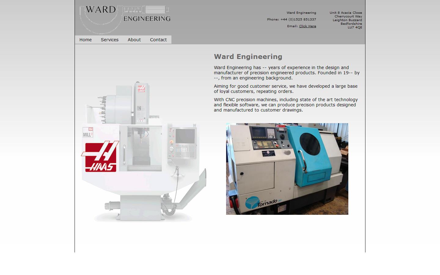Ward Engineering Website