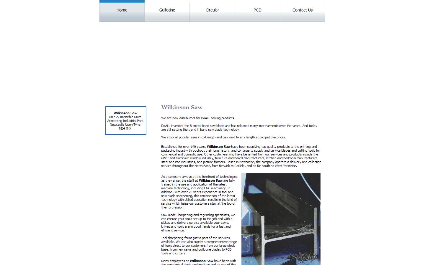 Wilkinson Saw Website