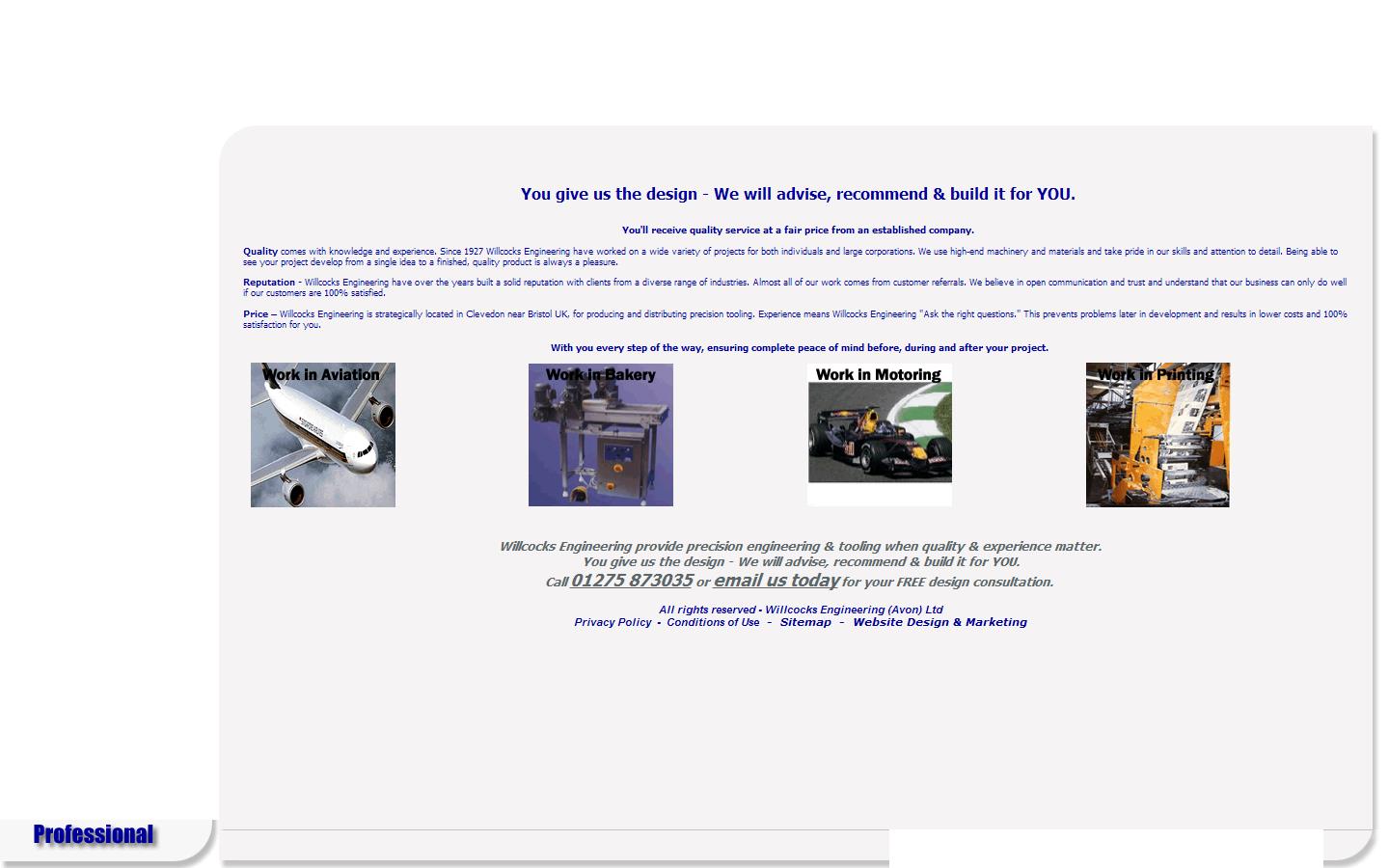 Willcocks Engineering Avon Ltd Website