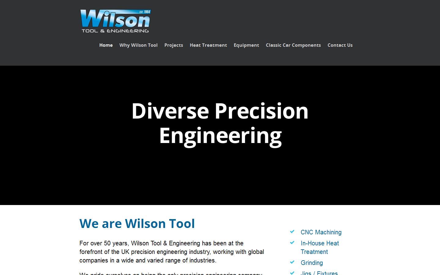Wilson Tool & Engineering Co Essex Ltd Website