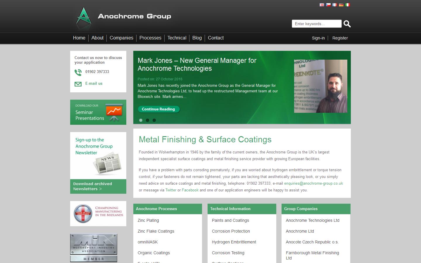 Wolverhampton Electro Plating Website