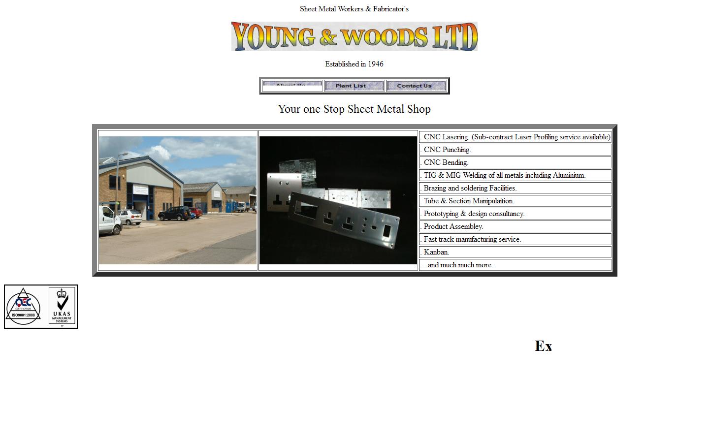 Young & Woods Ltd Website