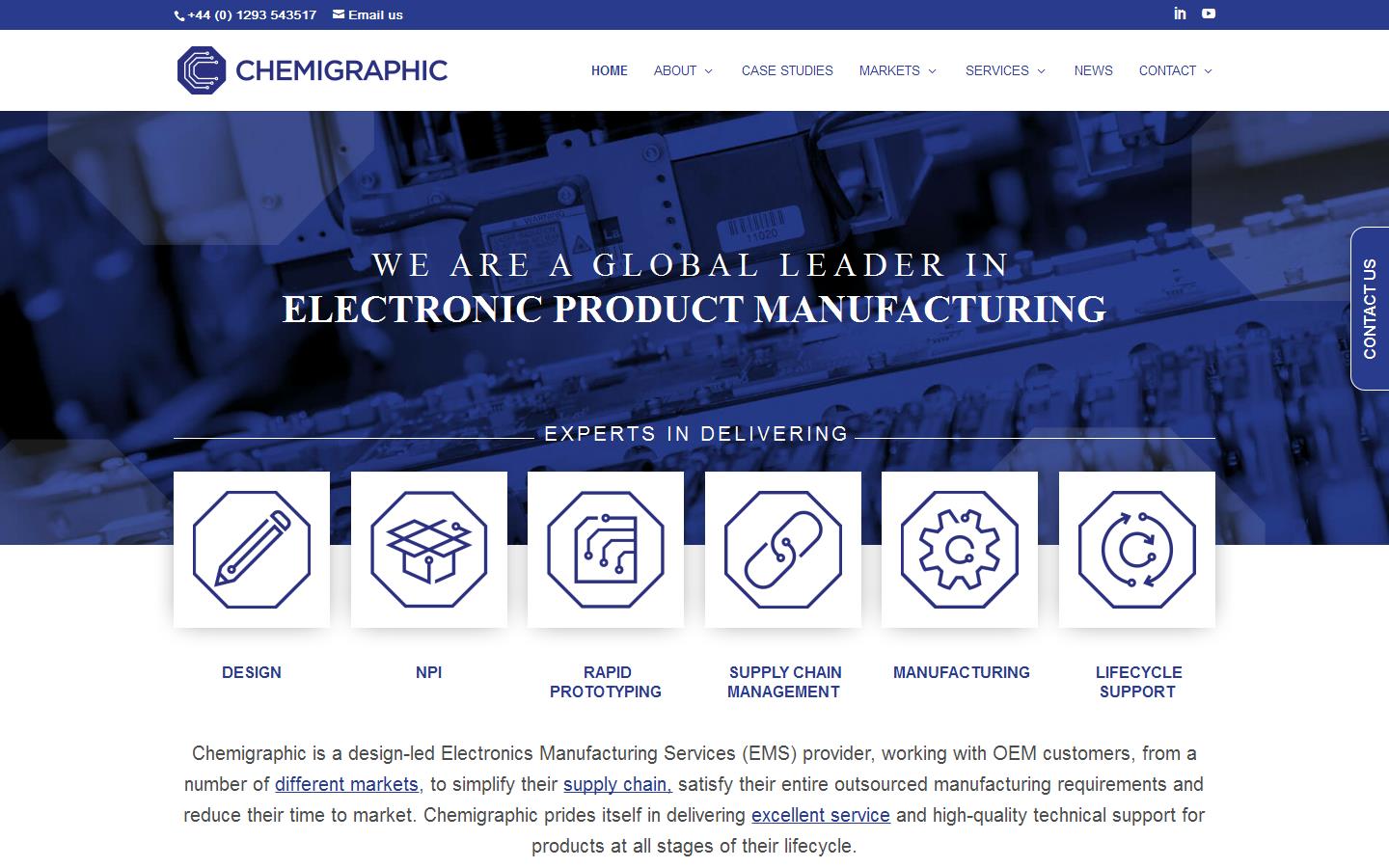 Chemigraphic Ltd Website