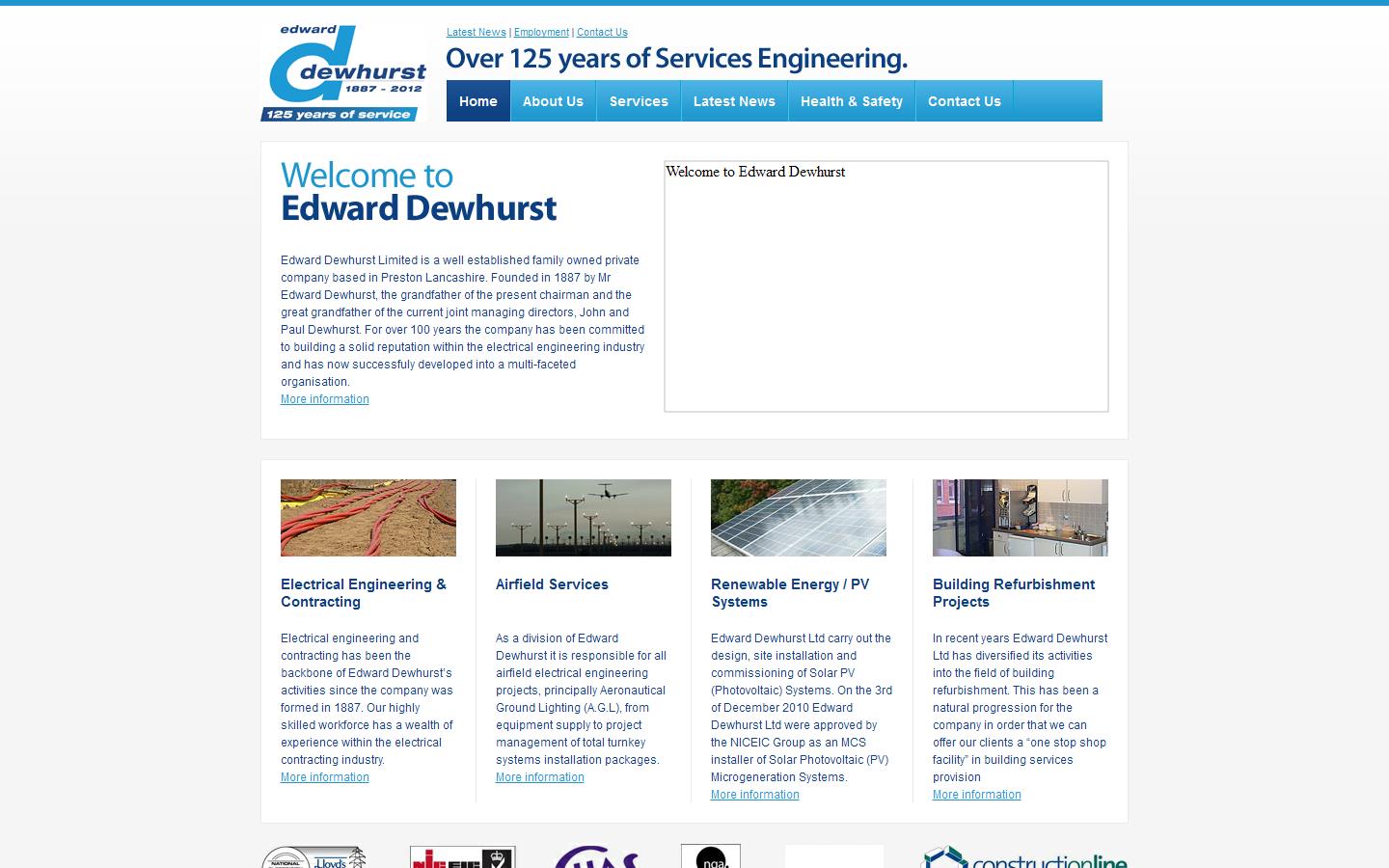 Edward Dewhurst Website