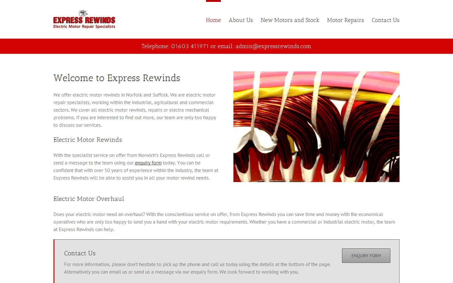 Express Rewinds Website