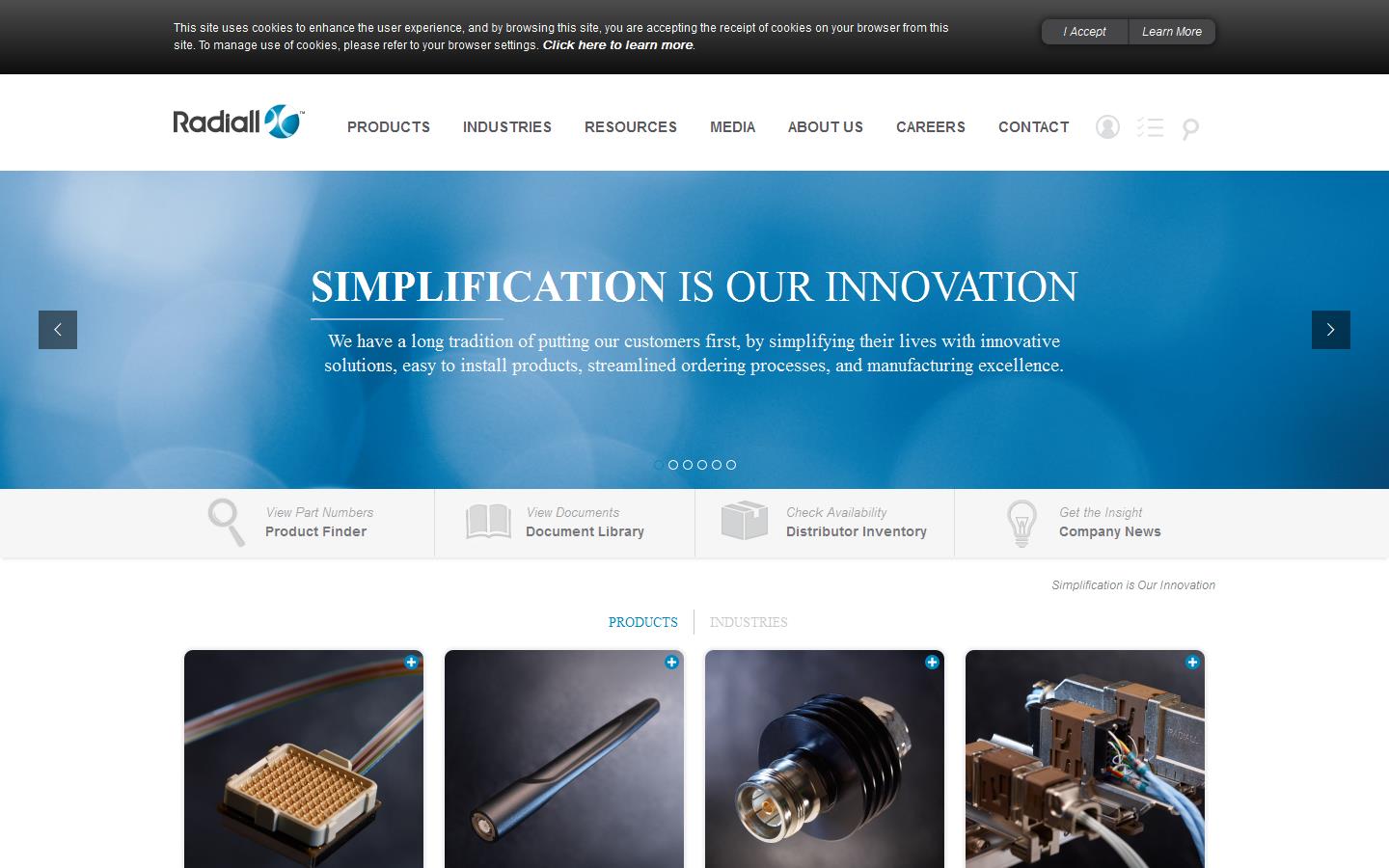 Radiall Website