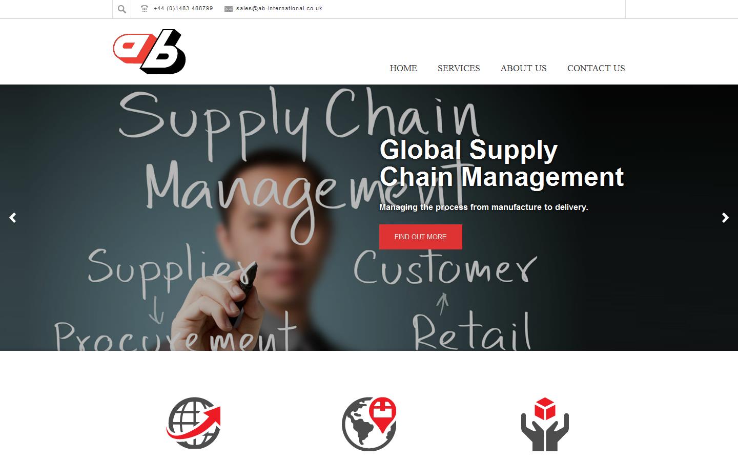 A B International Ltd Website