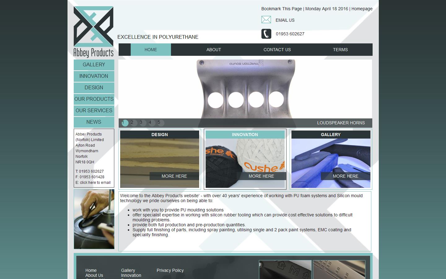 Abbey Products Norfolk Ltd Website