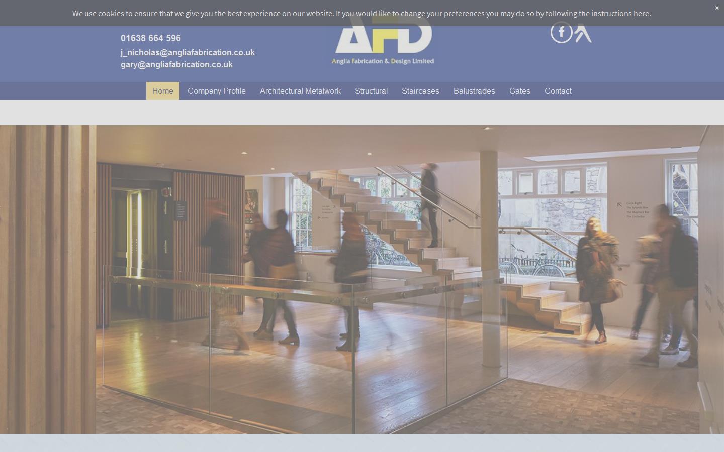 Anglia Fabrications & Design Ltd Website