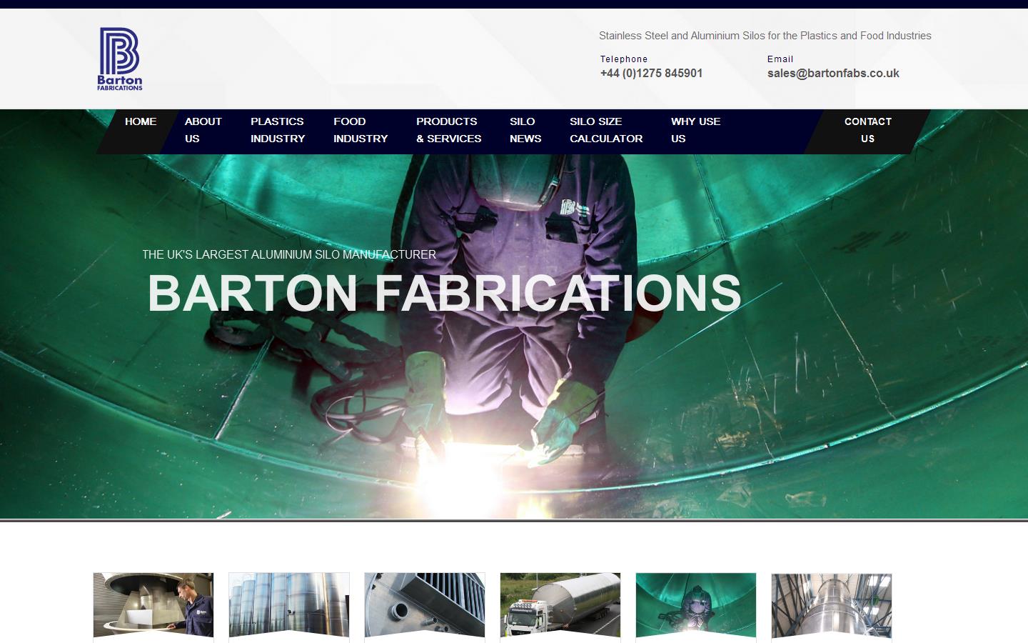 Barton Fabrications Website