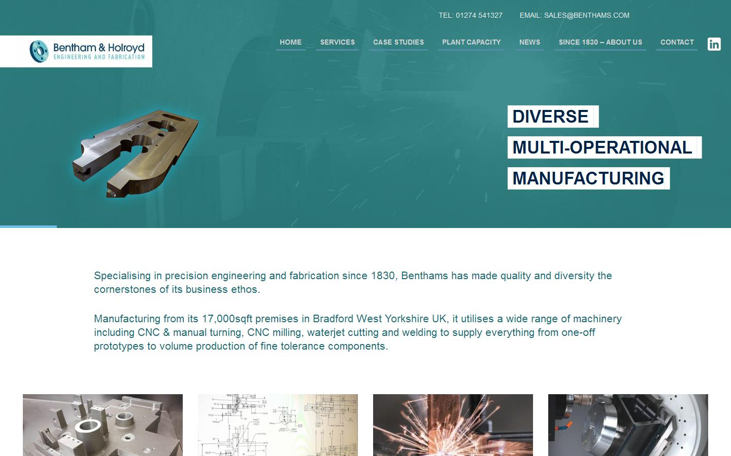 Bentham & Holroyd Website