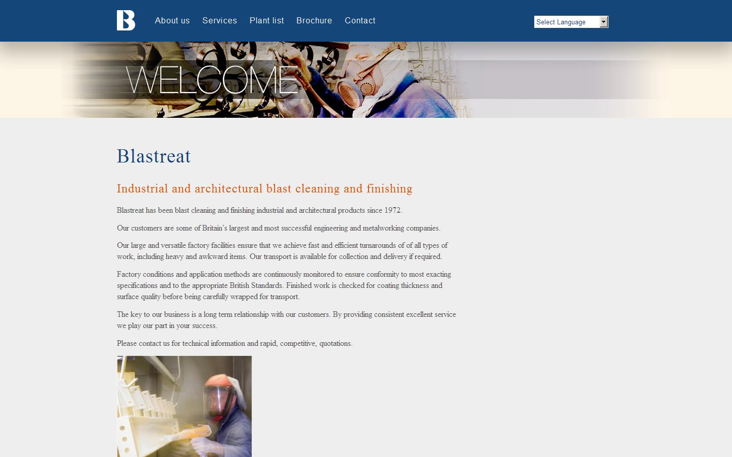 Blastreat Website