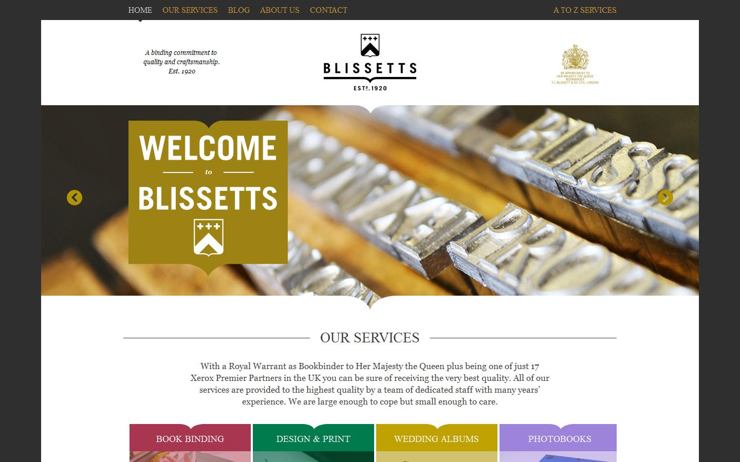 Blissetts Website