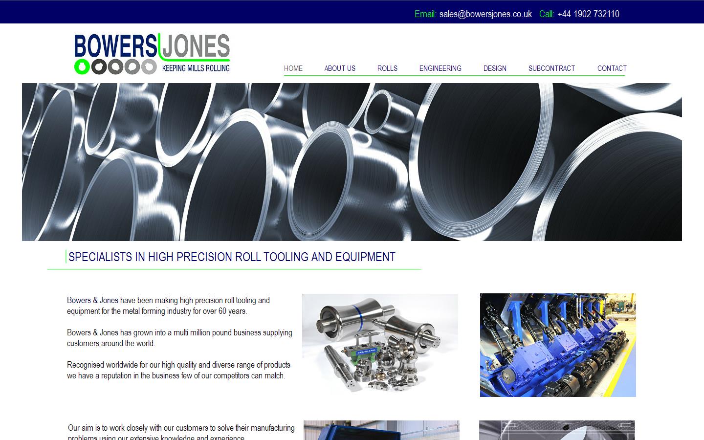 Bowers & Jones Website