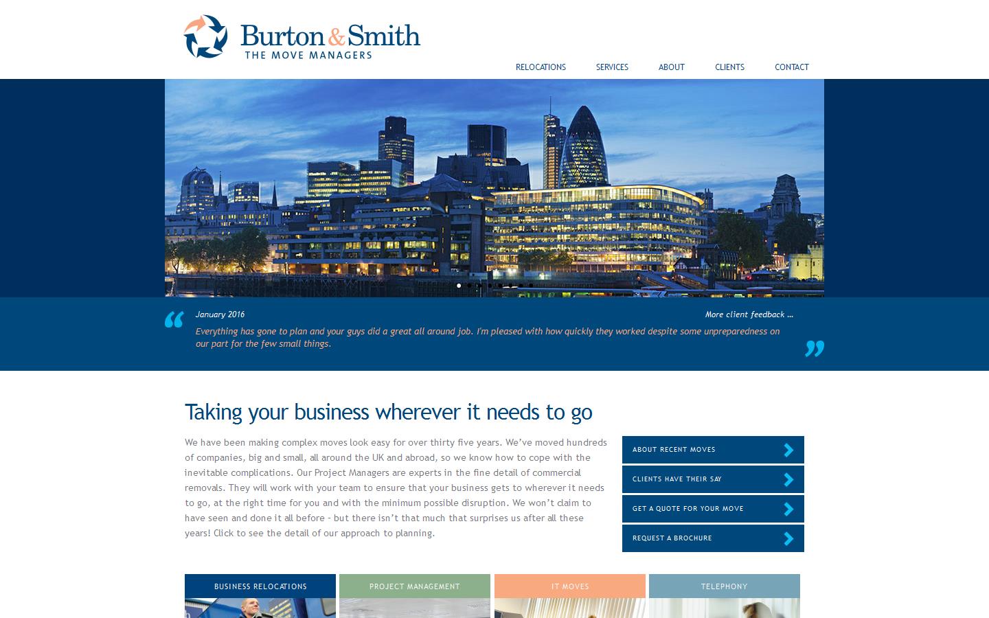 Burton & Smith Website