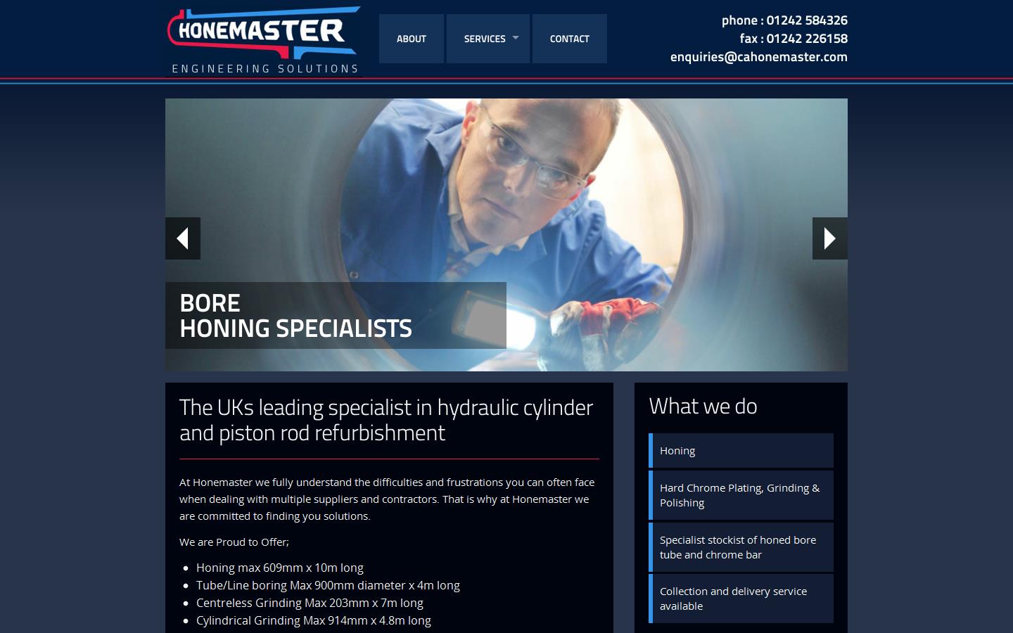 C A Honemaster Ltd Website