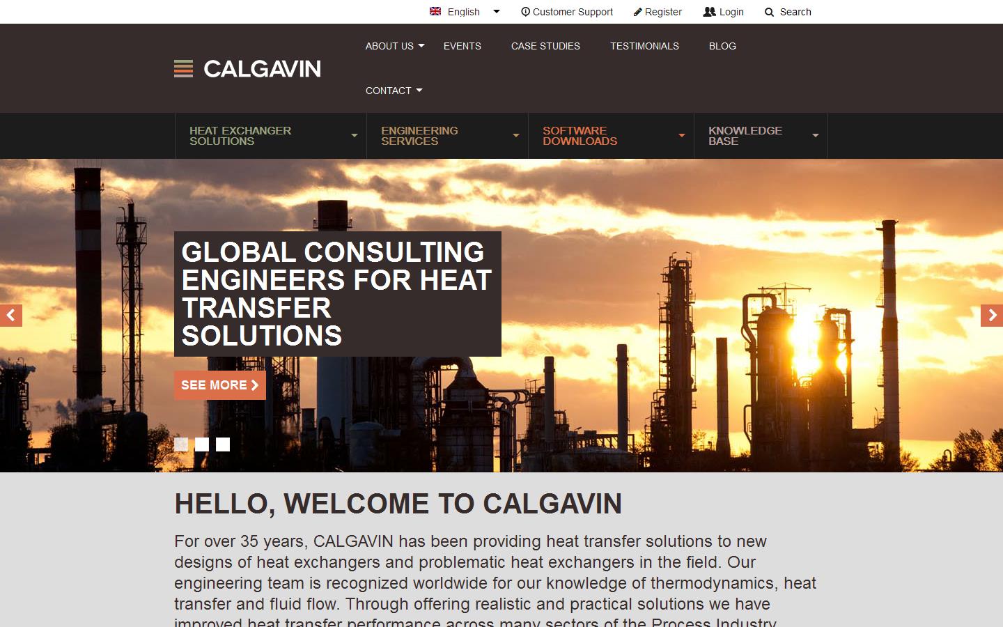 Calgavin Ltd Website