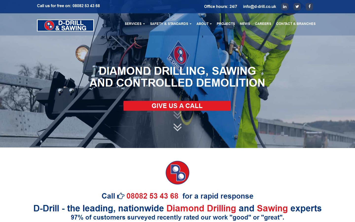 D-drill Ltd Website