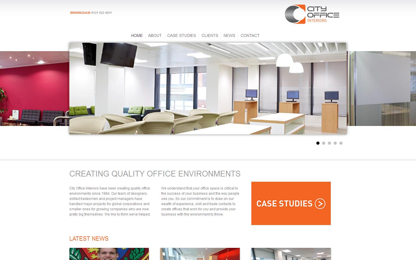 City Office Interiors Website