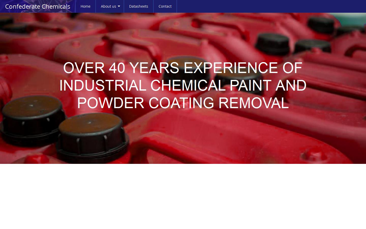 Confederate Chemicals Ltd Website