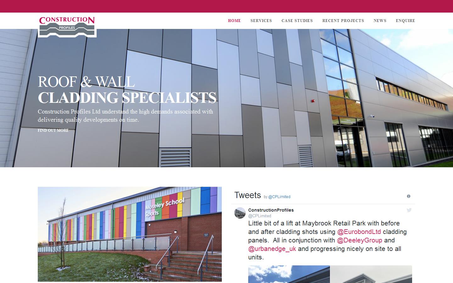 Construction Profiles Website